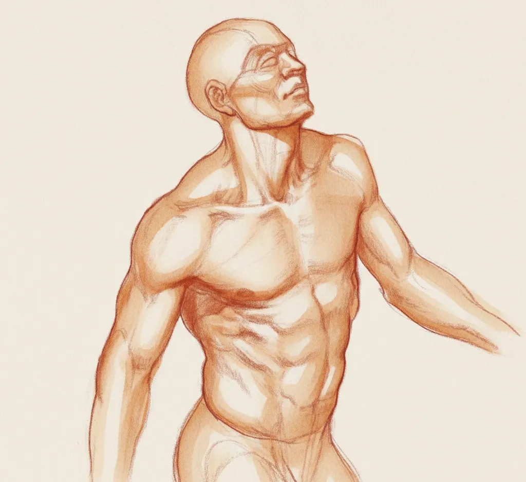 Estudio anatómico - torso